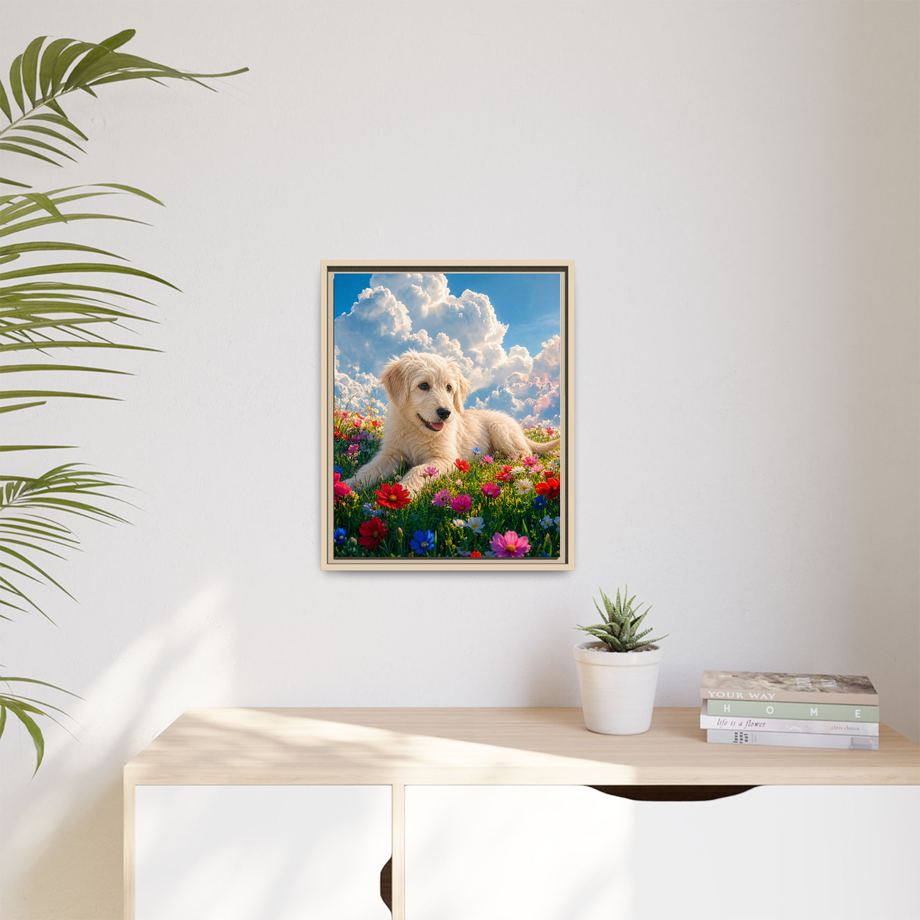 Framed 16x20 Natural context