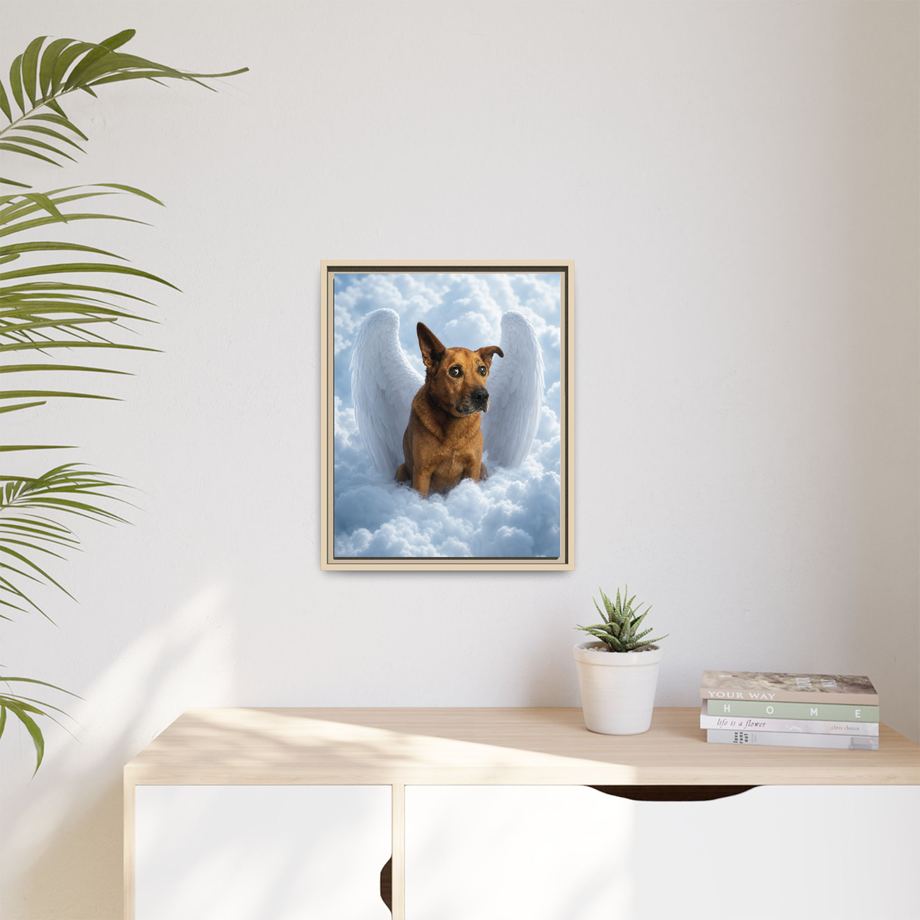 Framed 16x20 Natural context