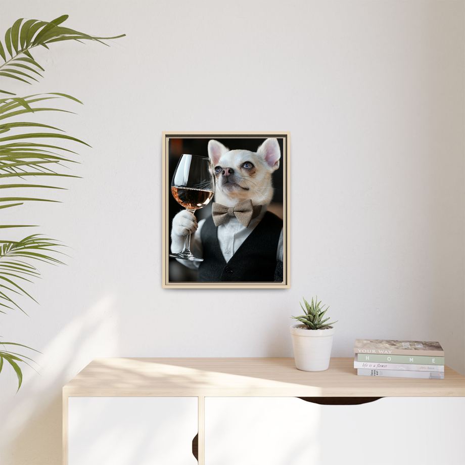Framed 16x20 Natural context