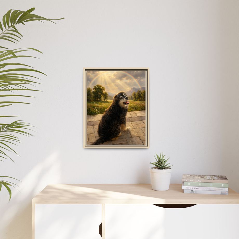 Framed 16x20 Natural context