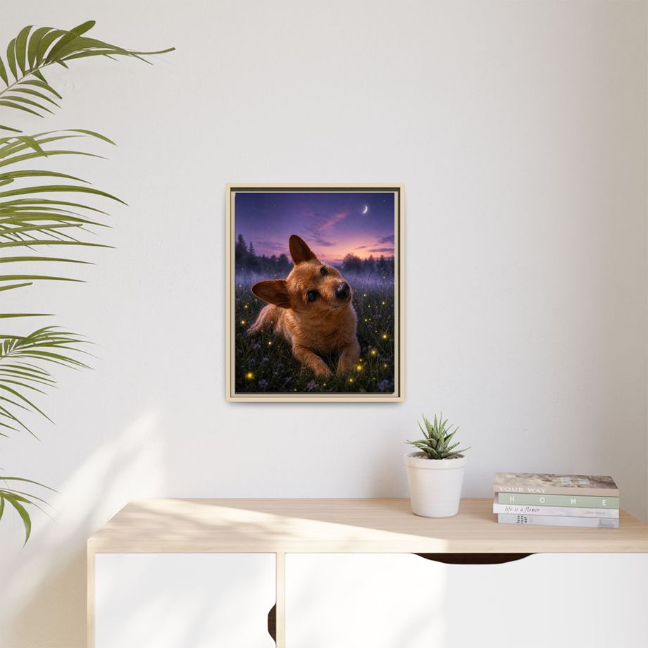 Framed 16x20 Natural context