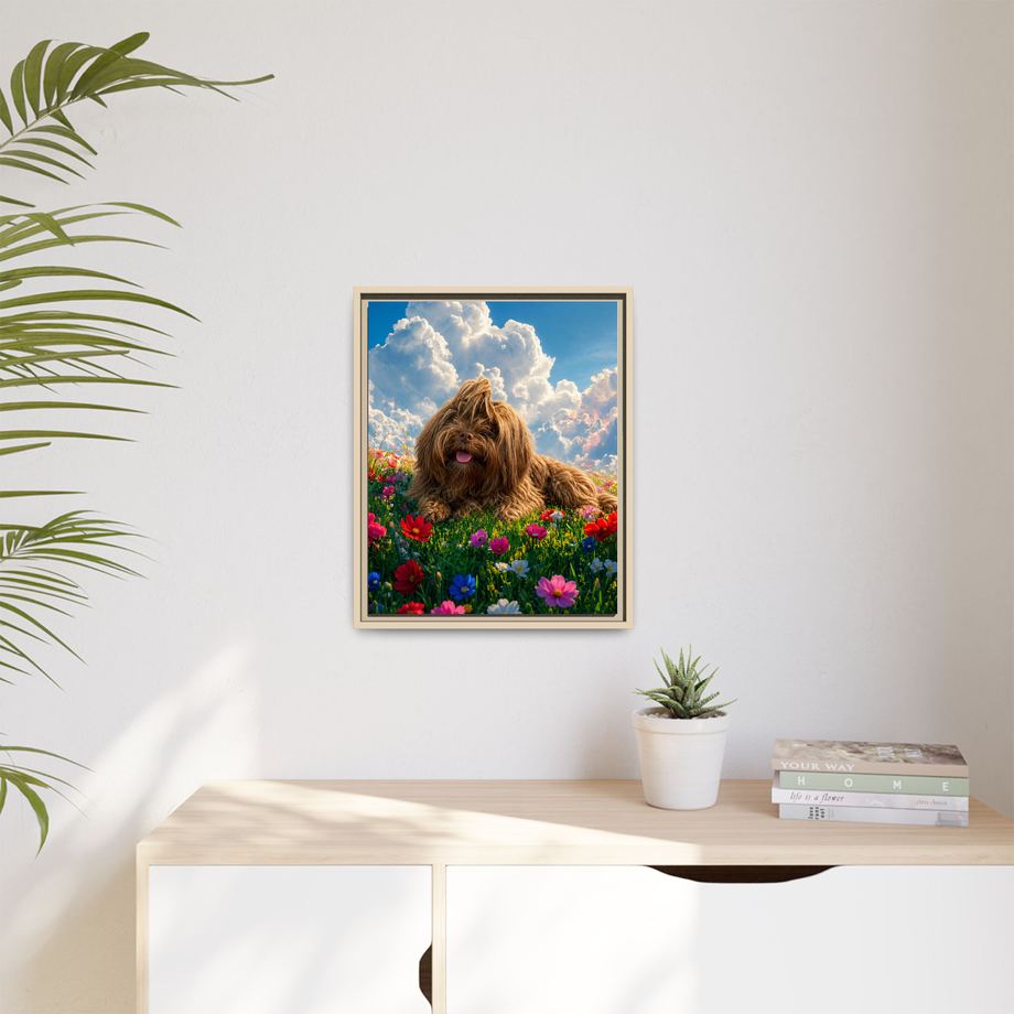 Framed 16x20 Natural context