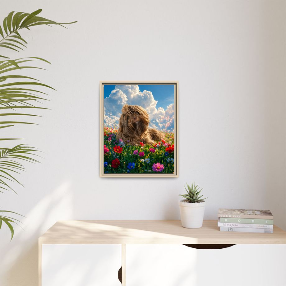 Framed 16x20 Natural context