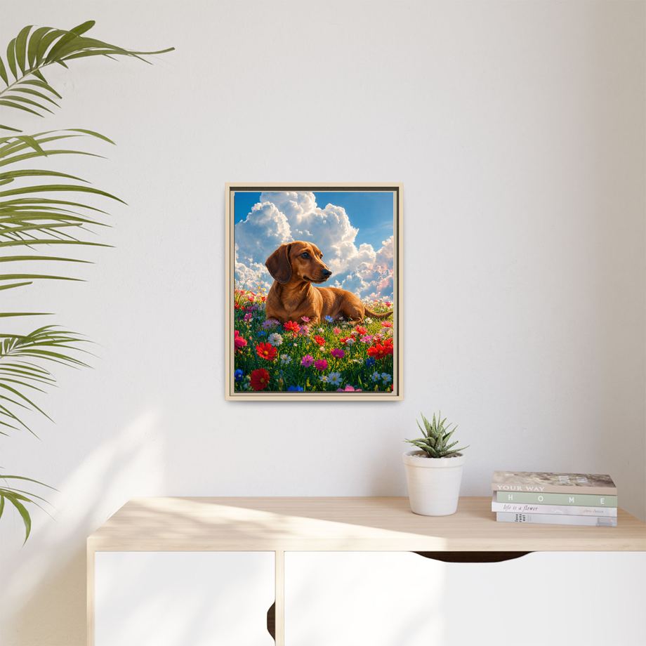 Framed 16x20 Natural context