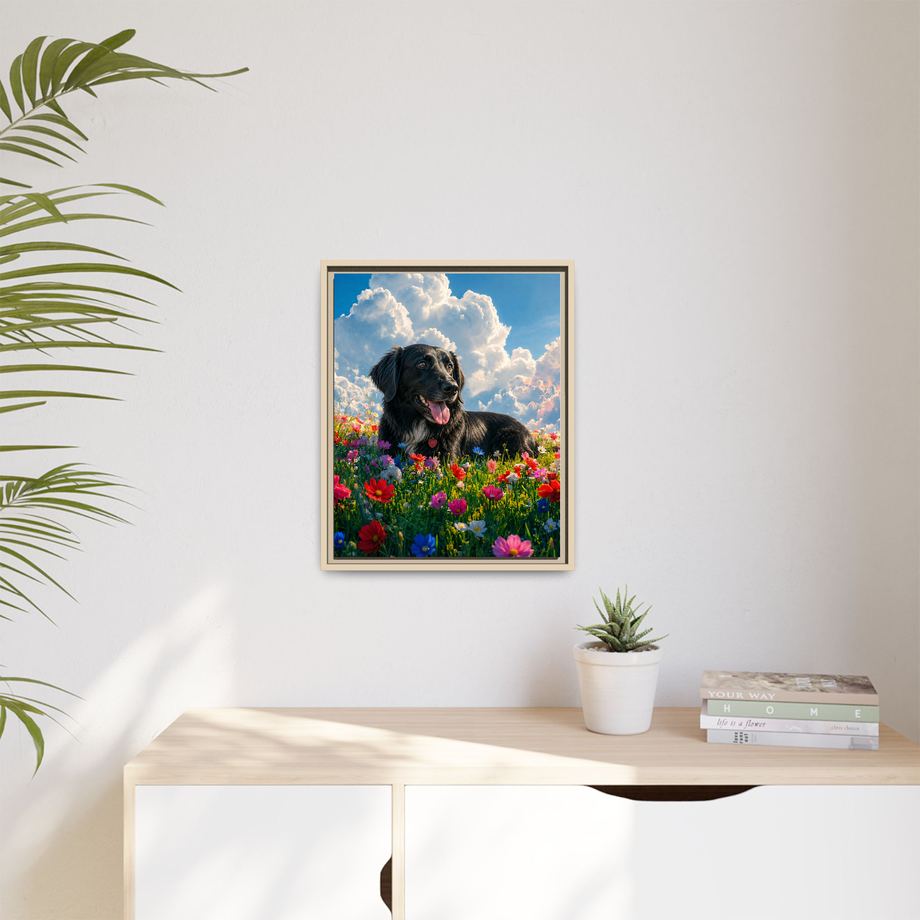 Framed 16x20 Natural context