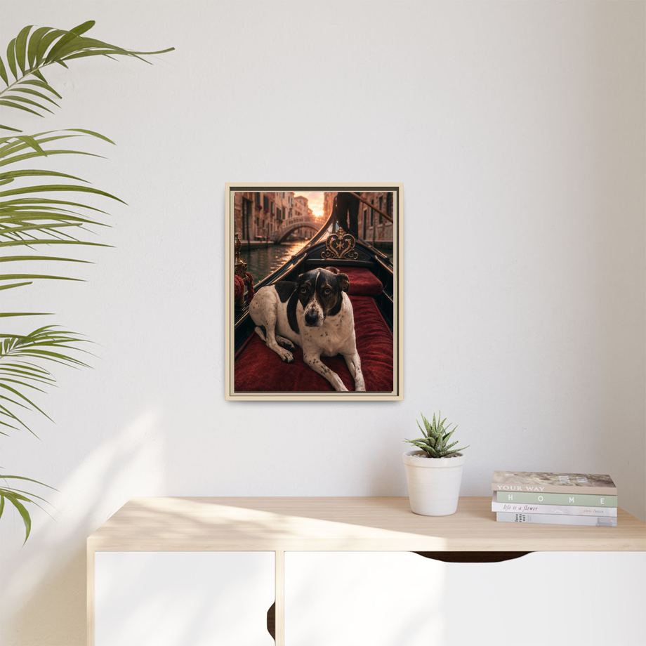 Framed 16x20 Natural context