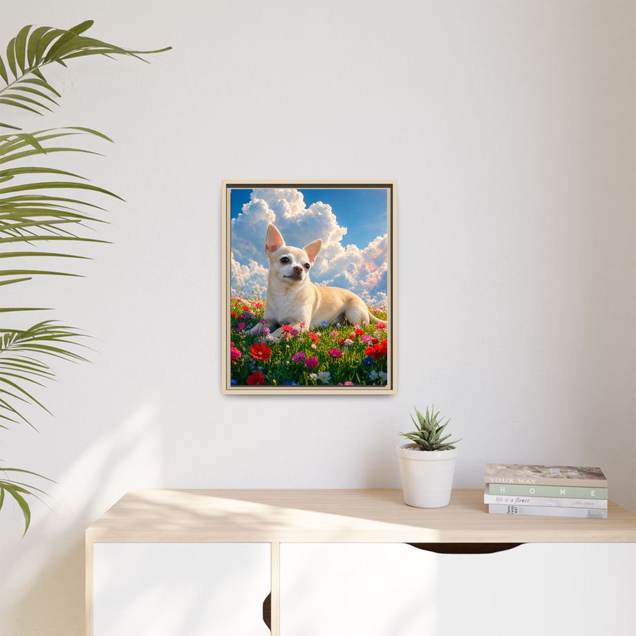Framed 16x20 Natural context