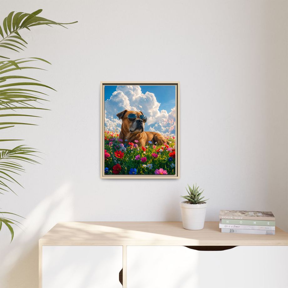 Framed 16x20 Natural context