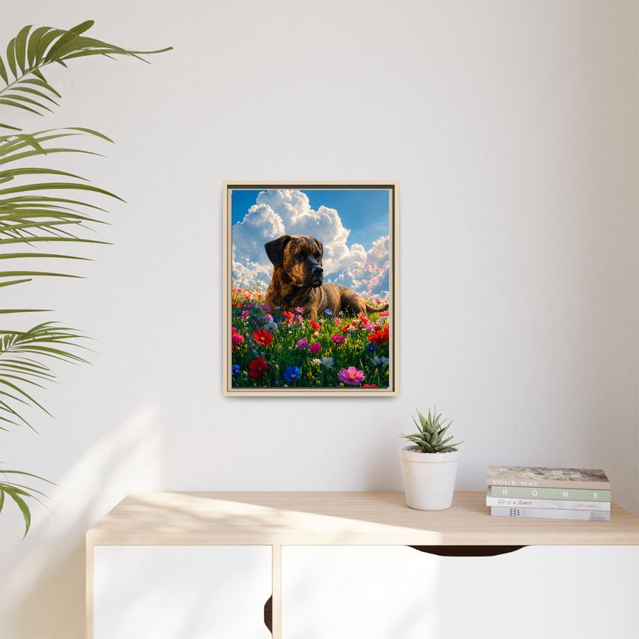 Framed 16x20 Natural context