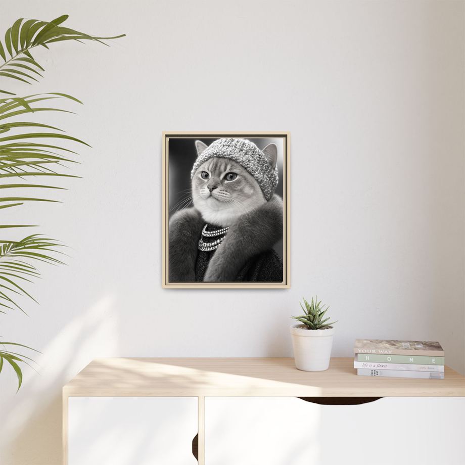 Framed 16x20 Natural context