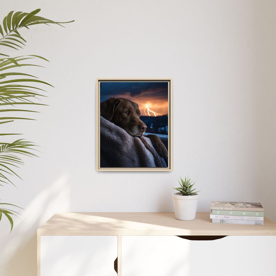 Framed 16x20 Natural context