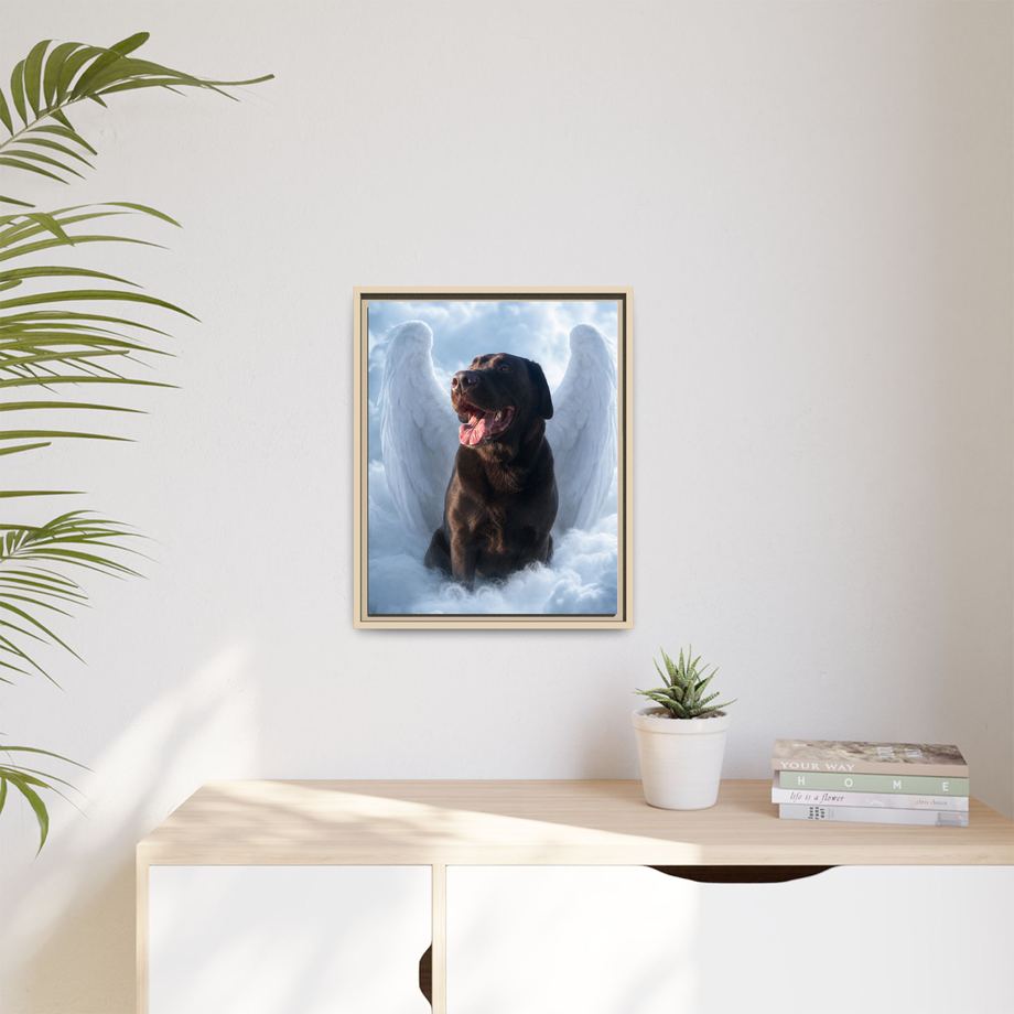 Framed 16x20 Natural context