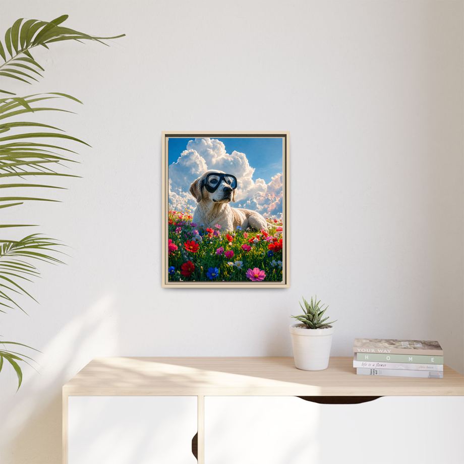 Framed 16x20 Natural context
