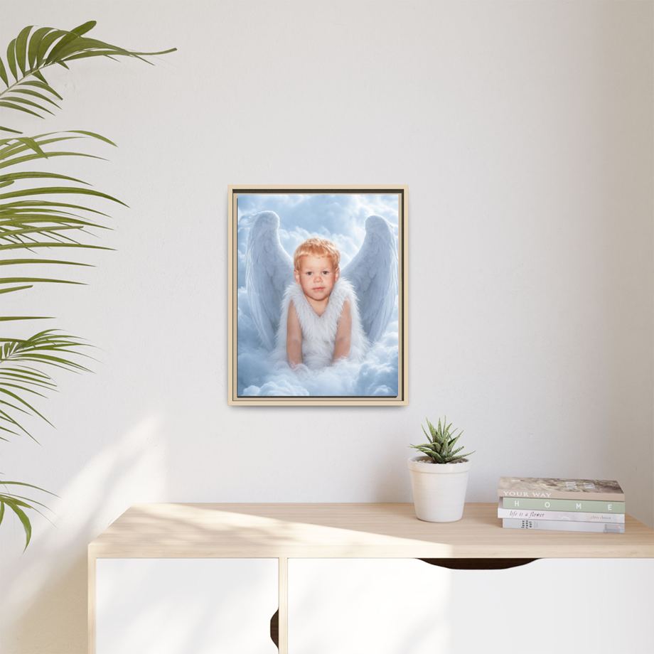 Framed 16x20 Natural context