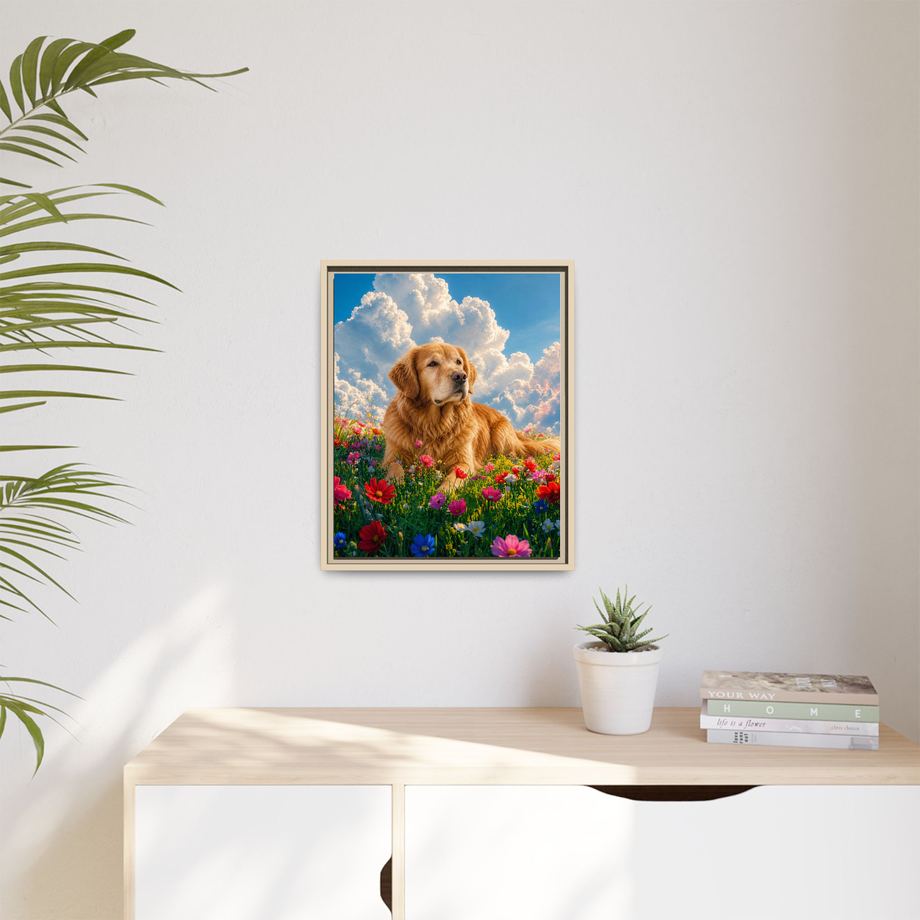 Framed 16x20 Natural context