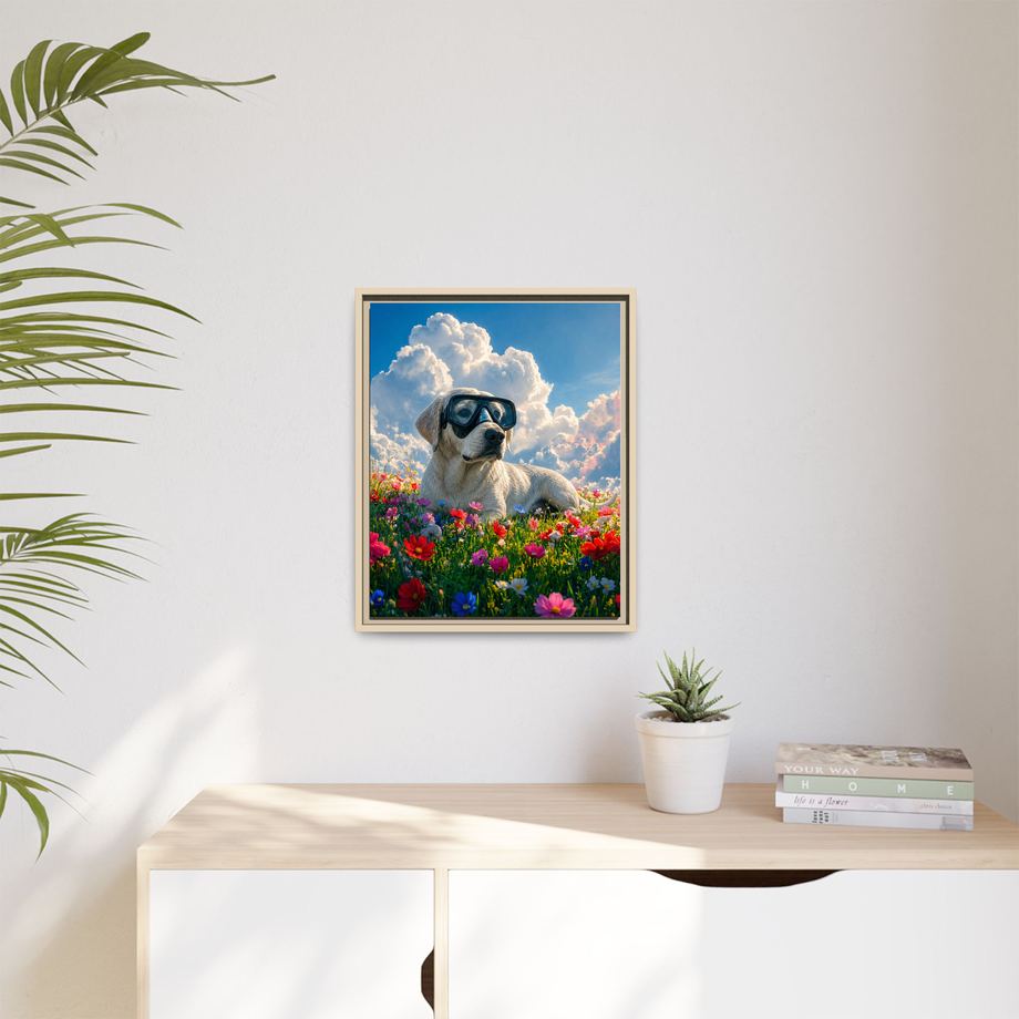 Framed 16x20 Natural context