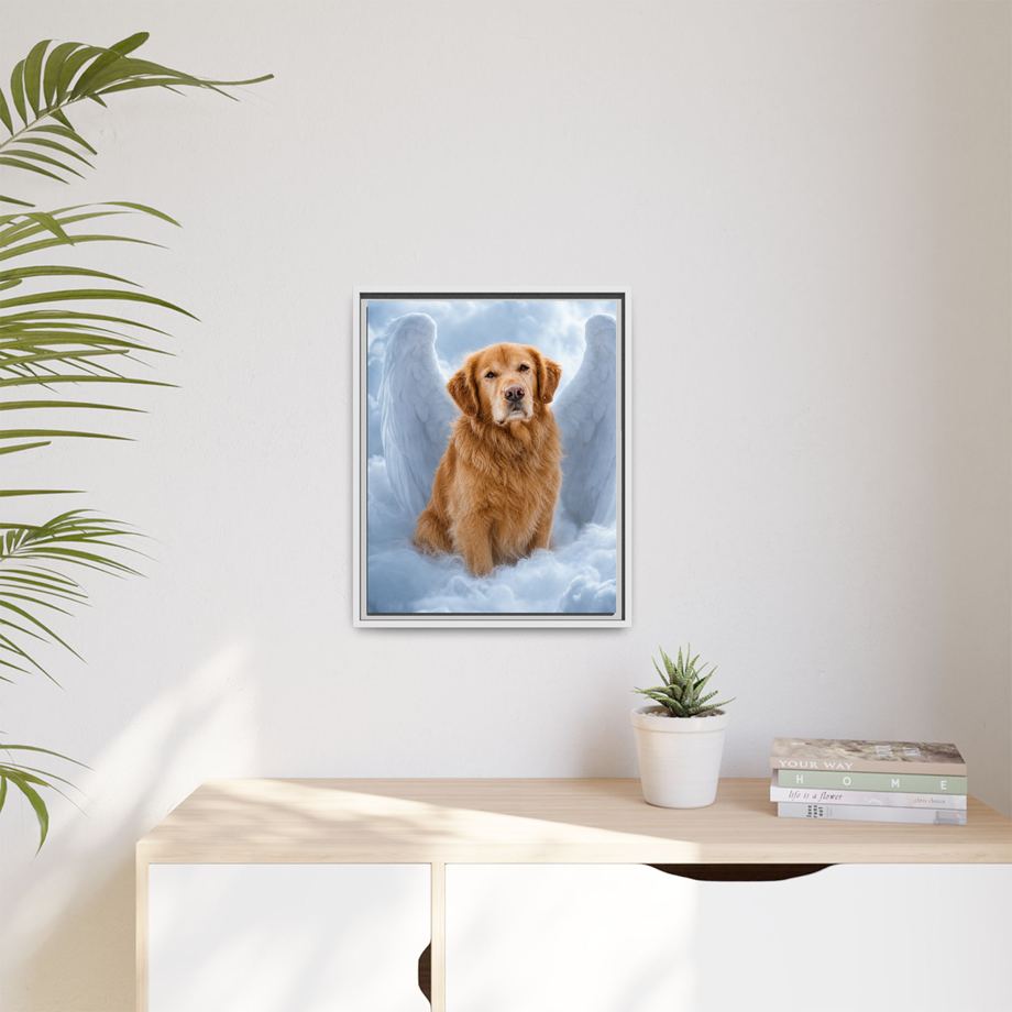 Framed 16x20 White context