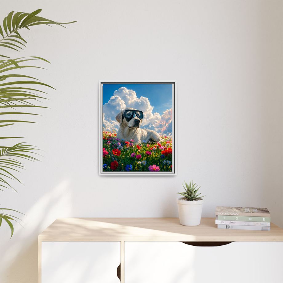 Framed 16x20 White context