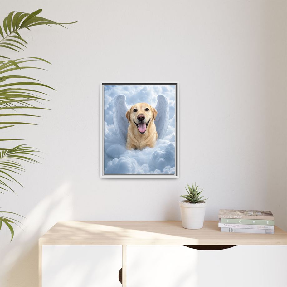 Framed 16x20 White context