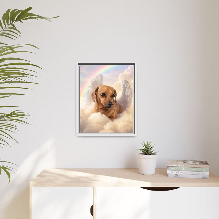 Framed 16x20 White context