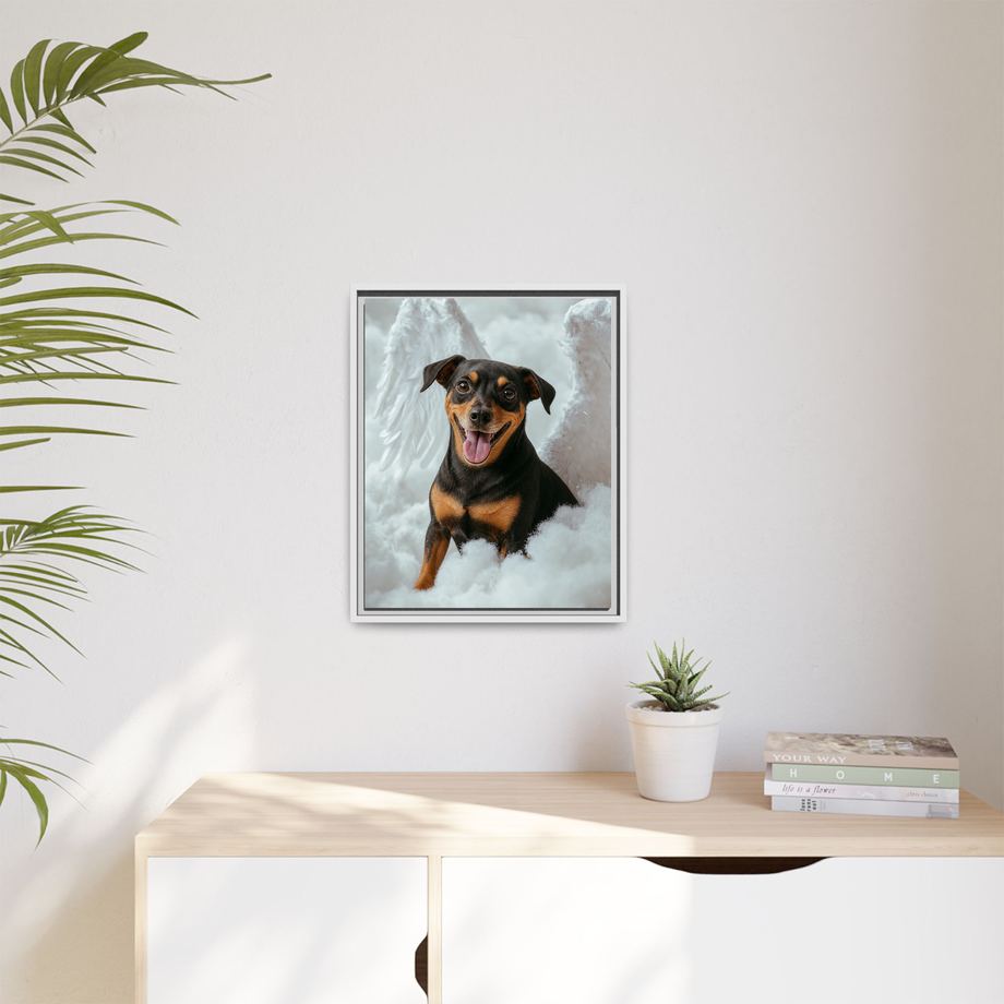 Framed 16x20 White context