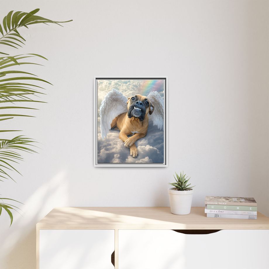 Framed 16x20 White context