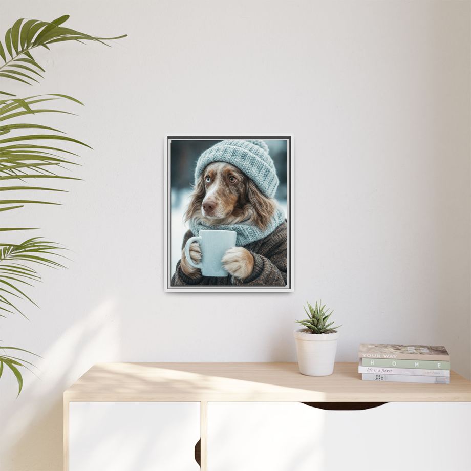 Framed 16x20 White context