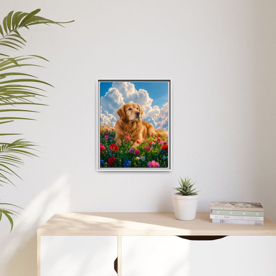 Framed 16x20 White context