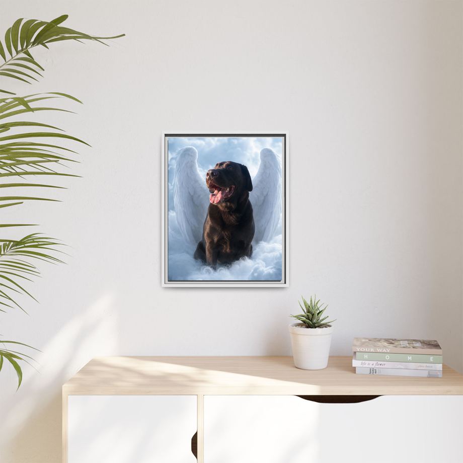Framed 16x20 White context