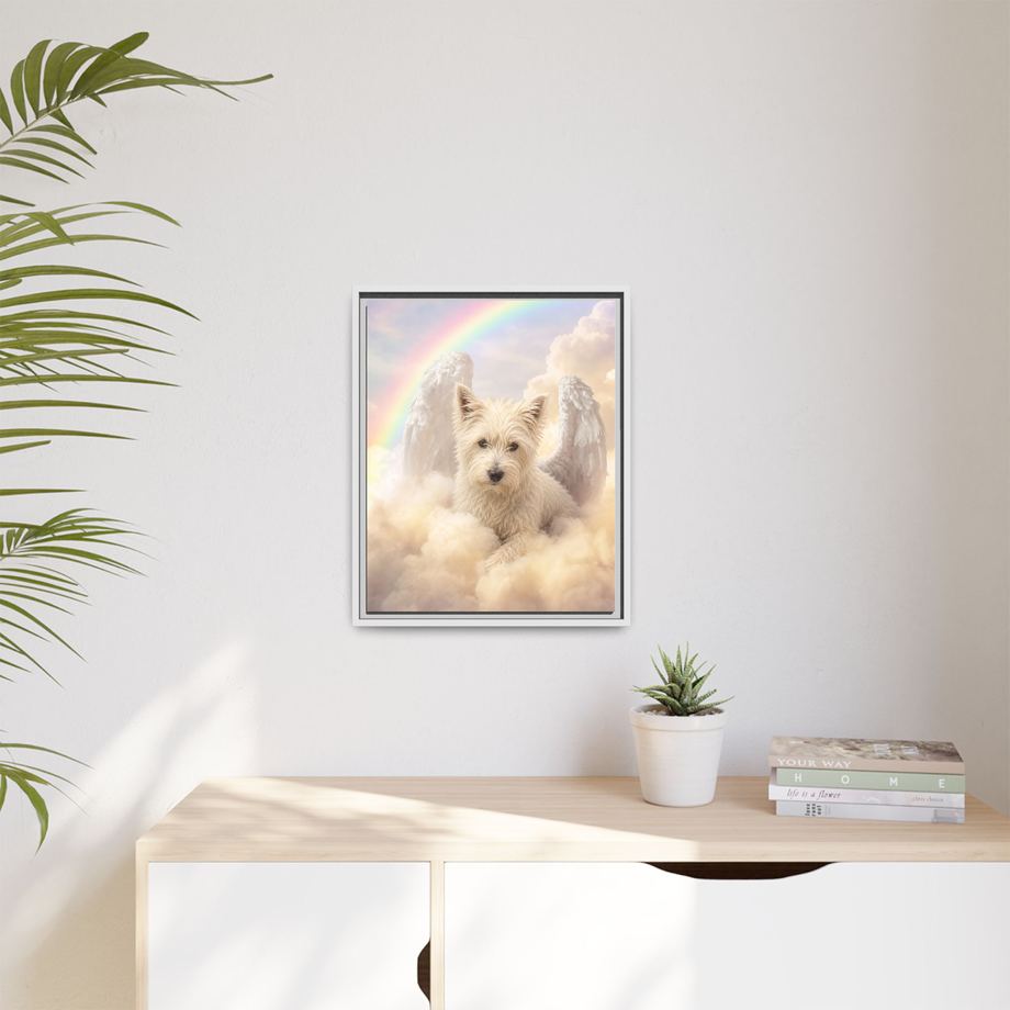 Framed 16x20 White context