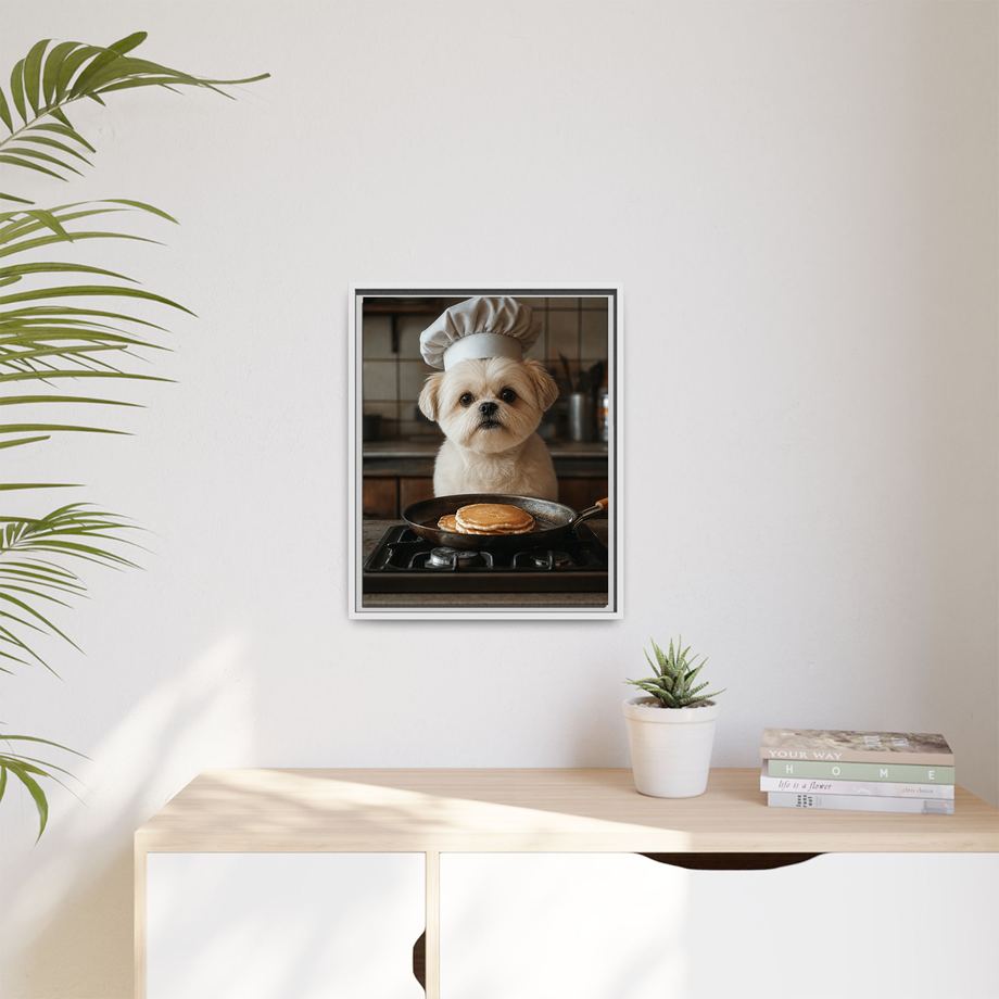Framed 16x20 White context