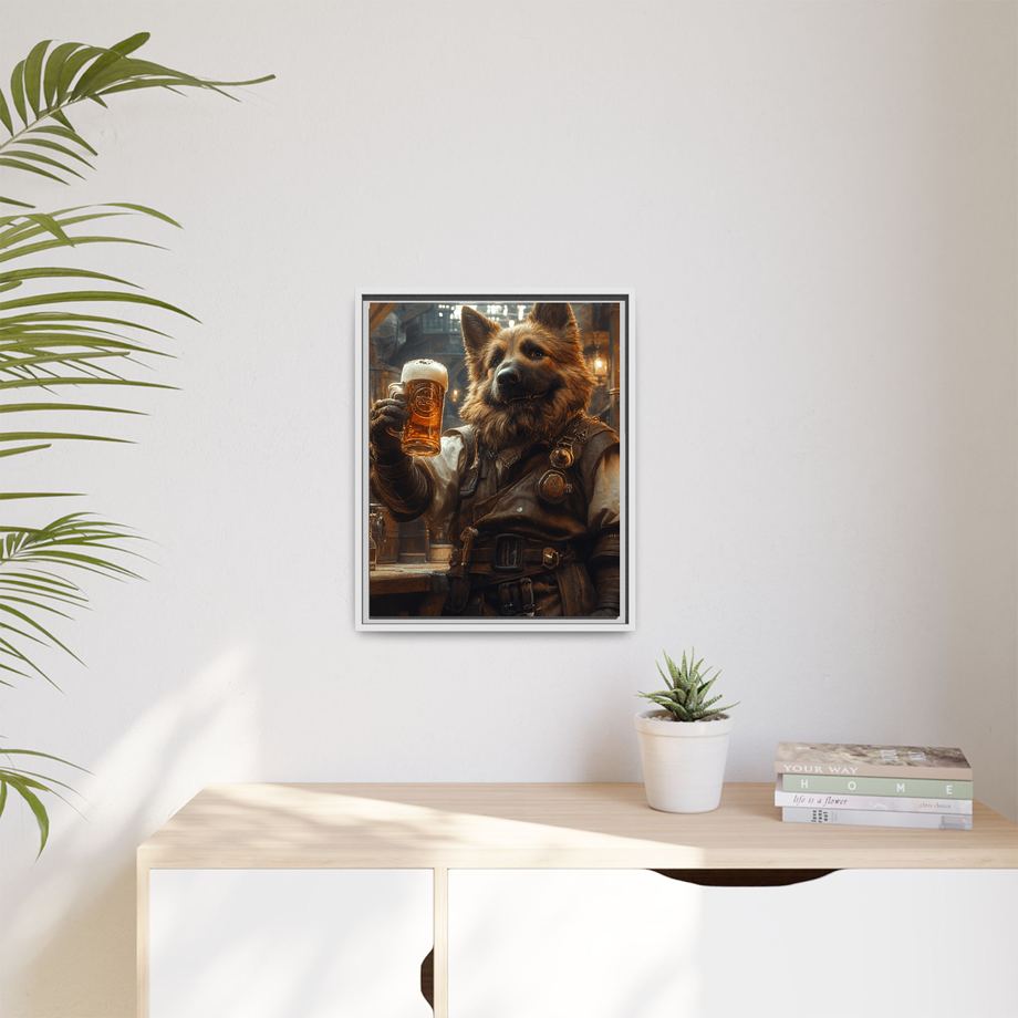 Framed 16x20 White context