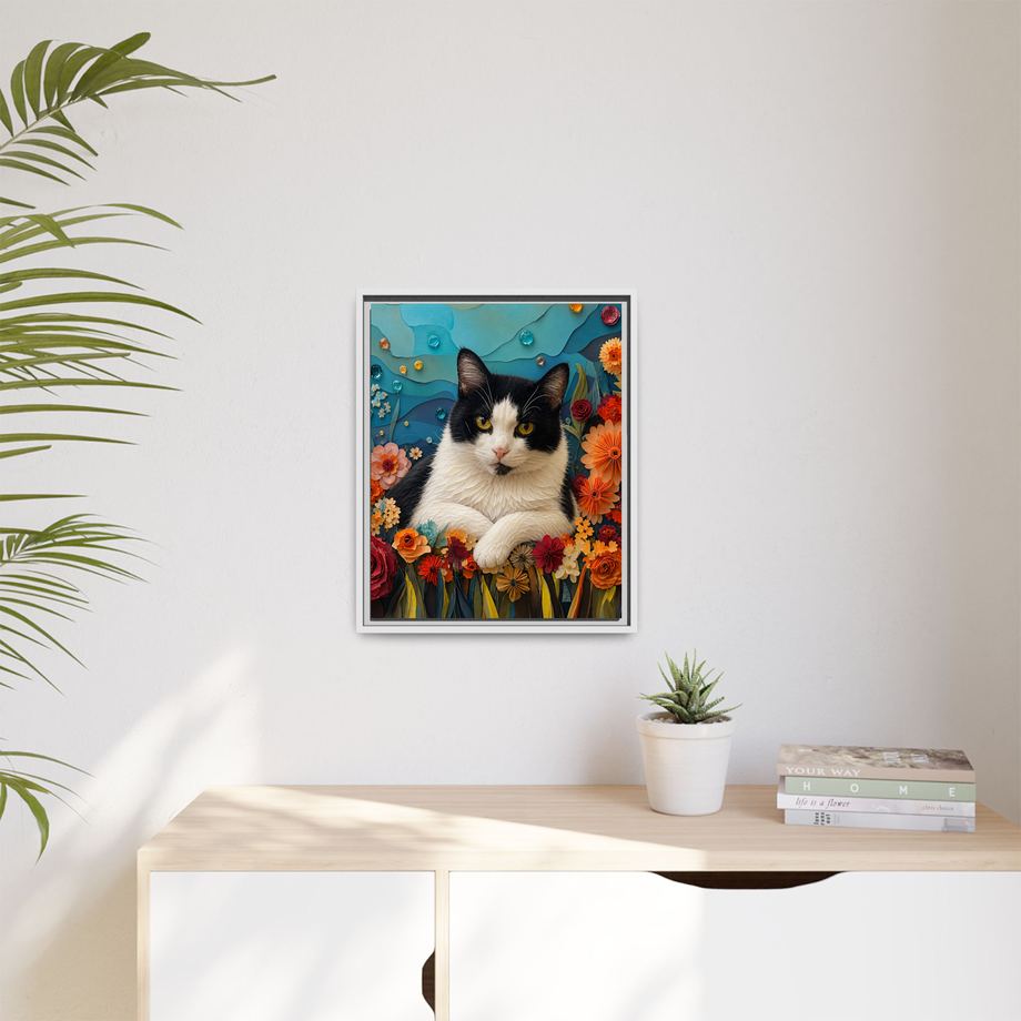 Framed 16x20 White context