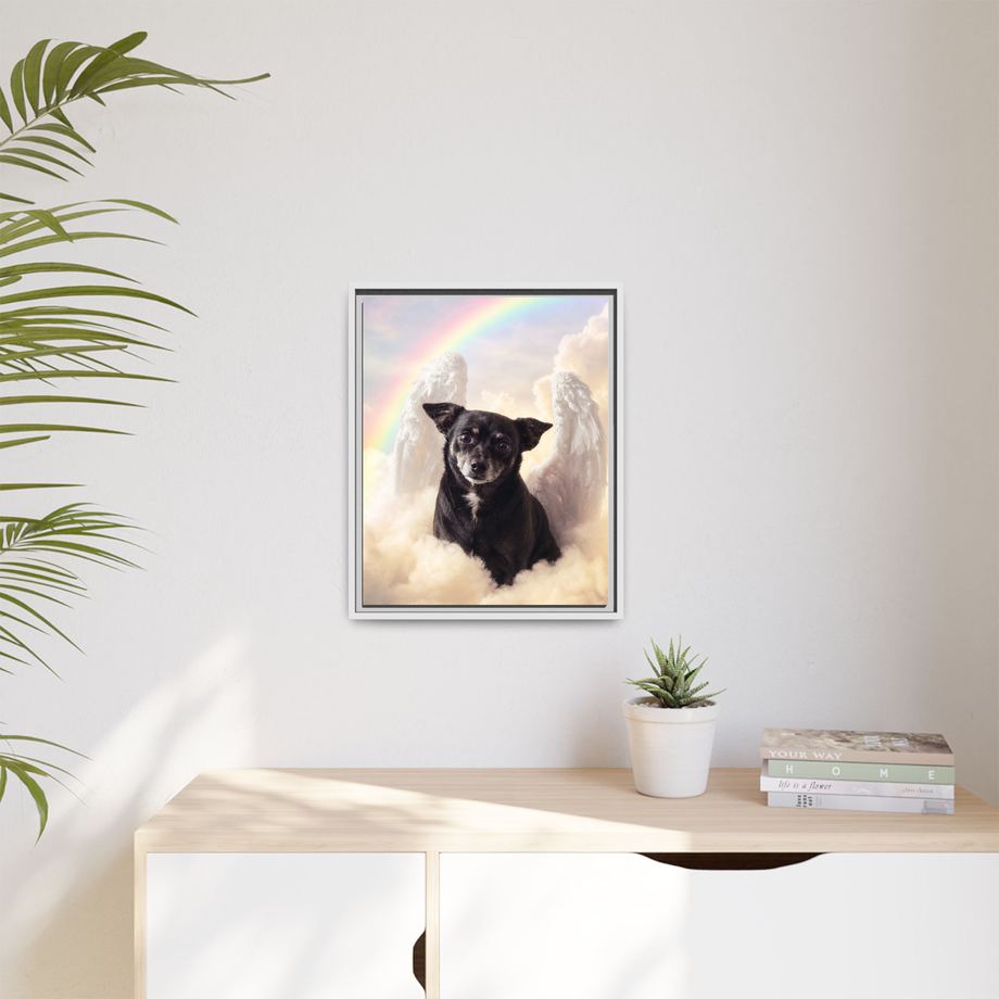 Framed 16x20 White context