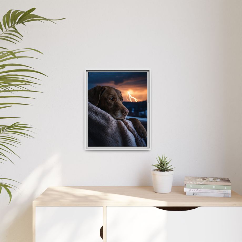 Framed 16x20 White context