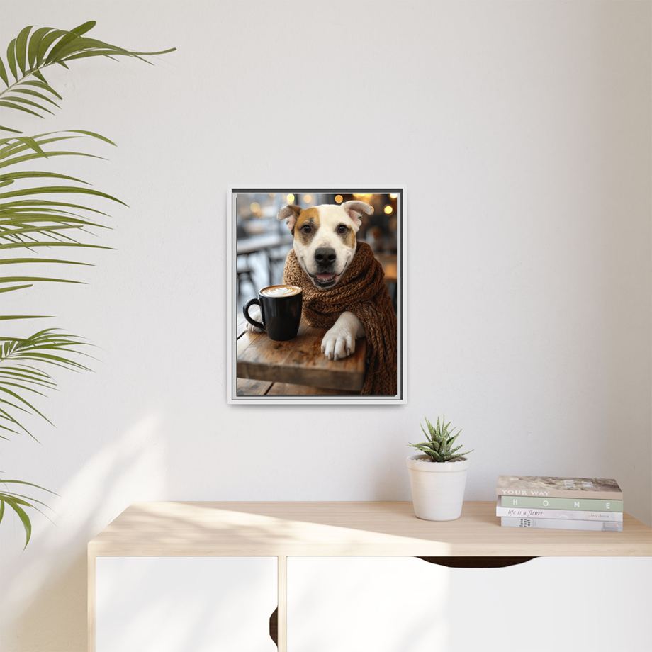 Framed 16x20 White context
