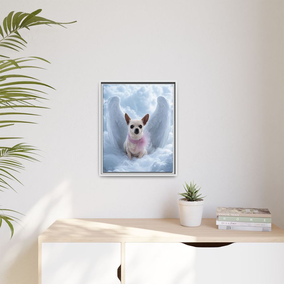 Framed 16x20 White context