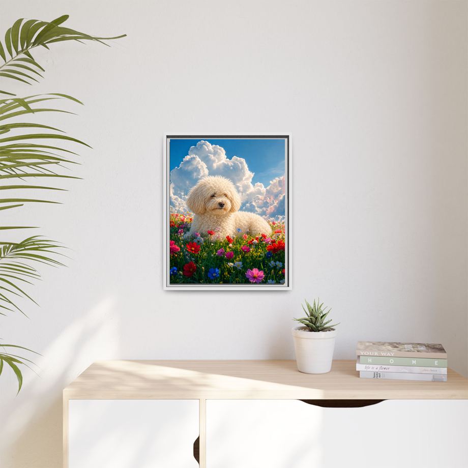Framed 16x20 White context