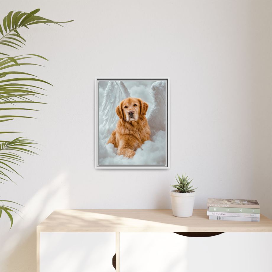 Framed 16x20 White context