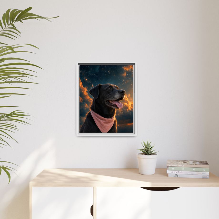 Framed 16x20 White context