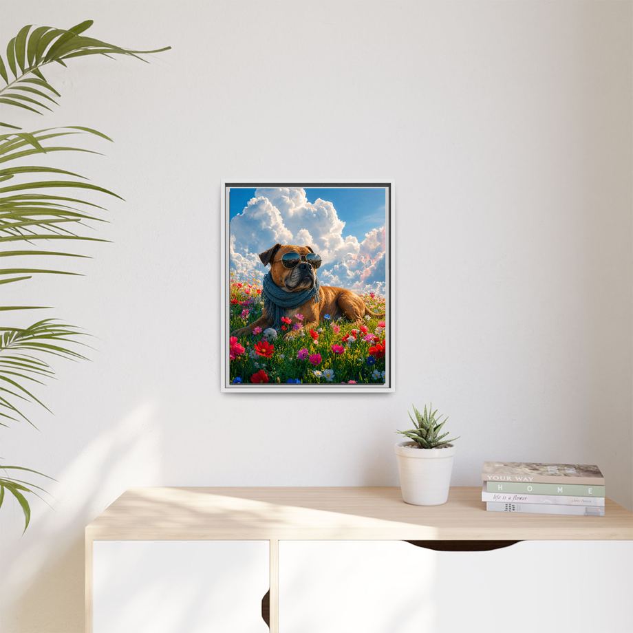 Framed 16x20 White context