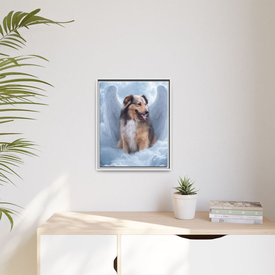 Framed 16x20 White context