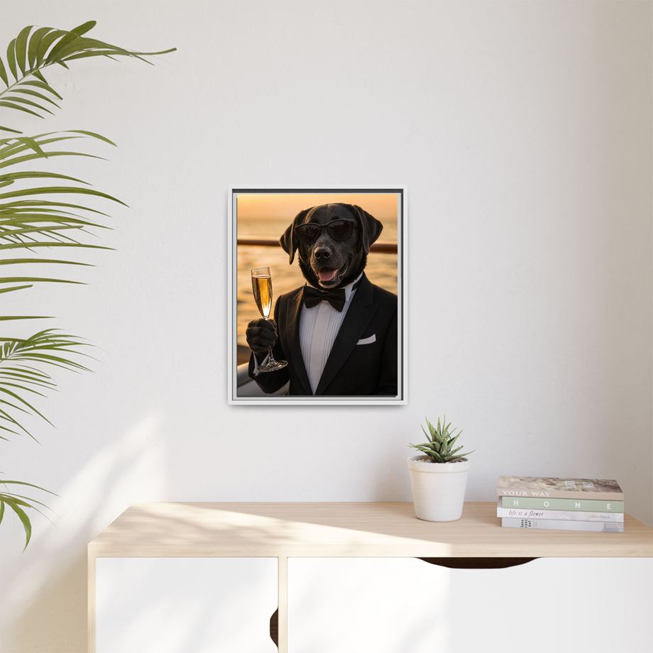 Framed 16x20 White context