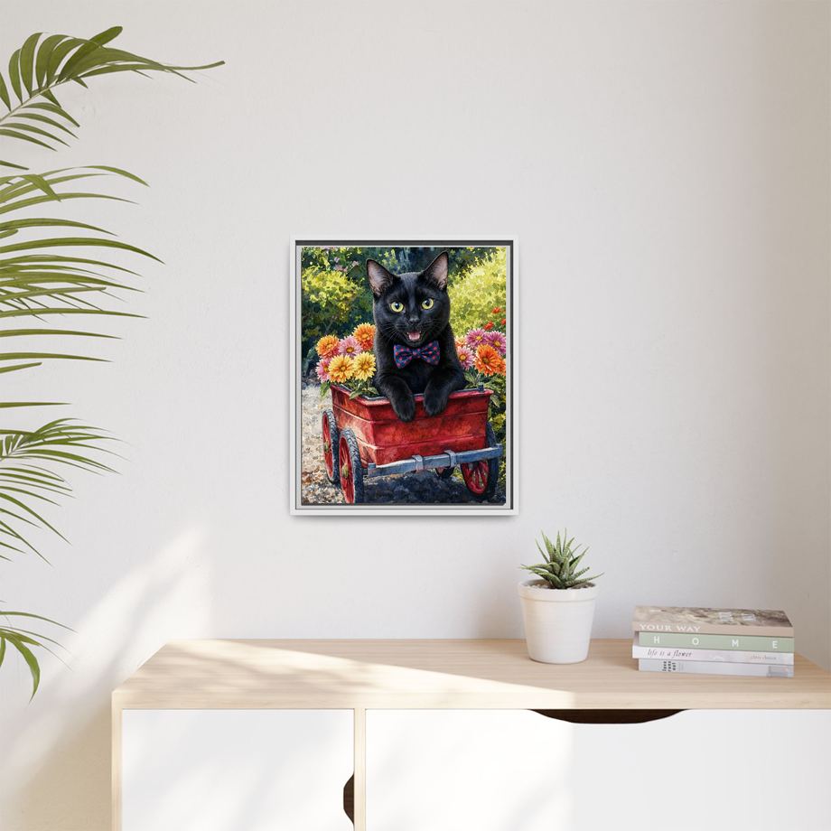 Framed 16x20 White context