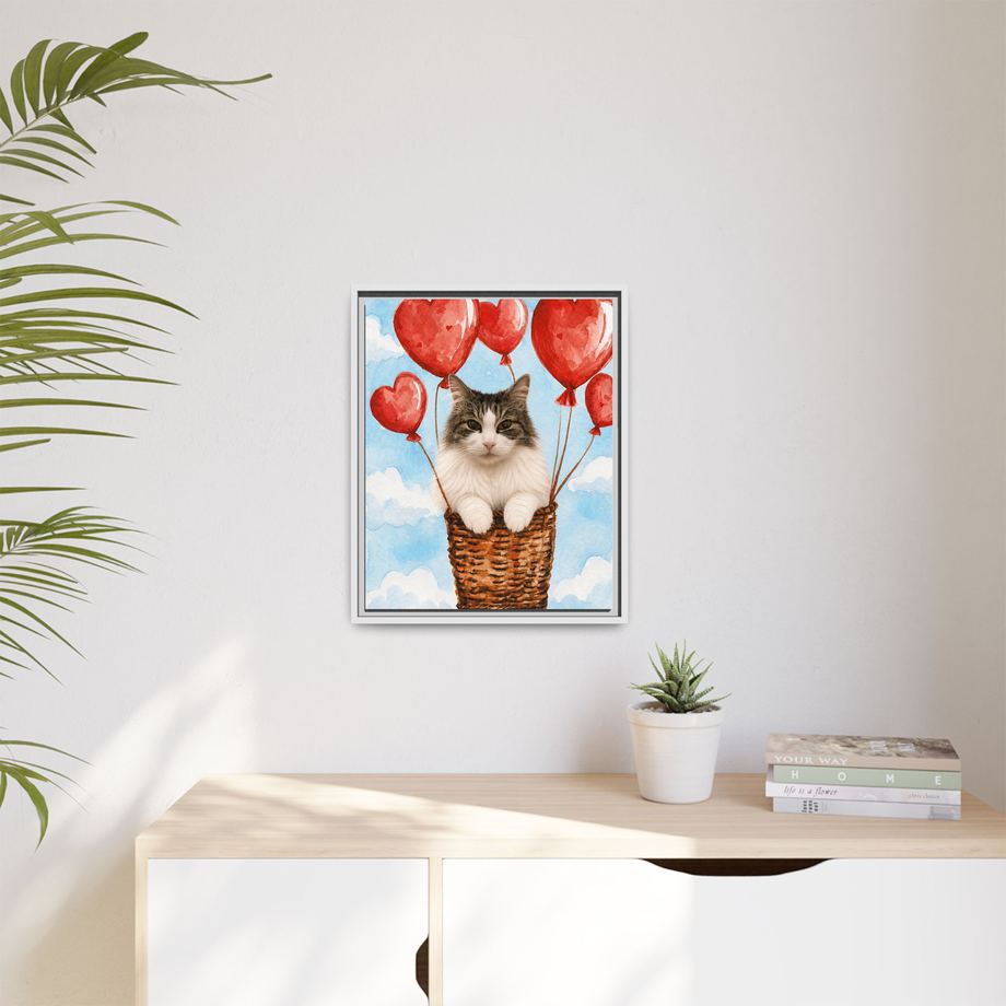 Framed 16x20 White context