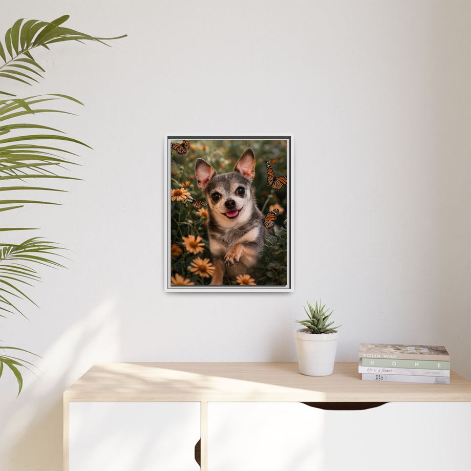 Framed 16x20 White context