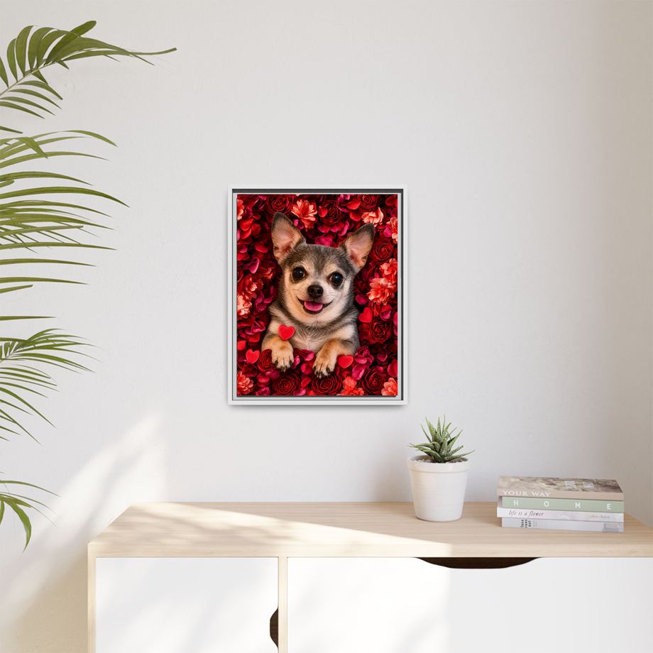 Framed 16x20 White context