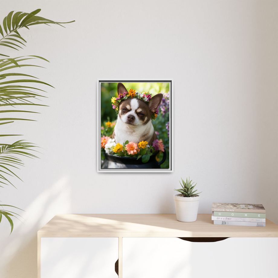 Framed 16x20 White context