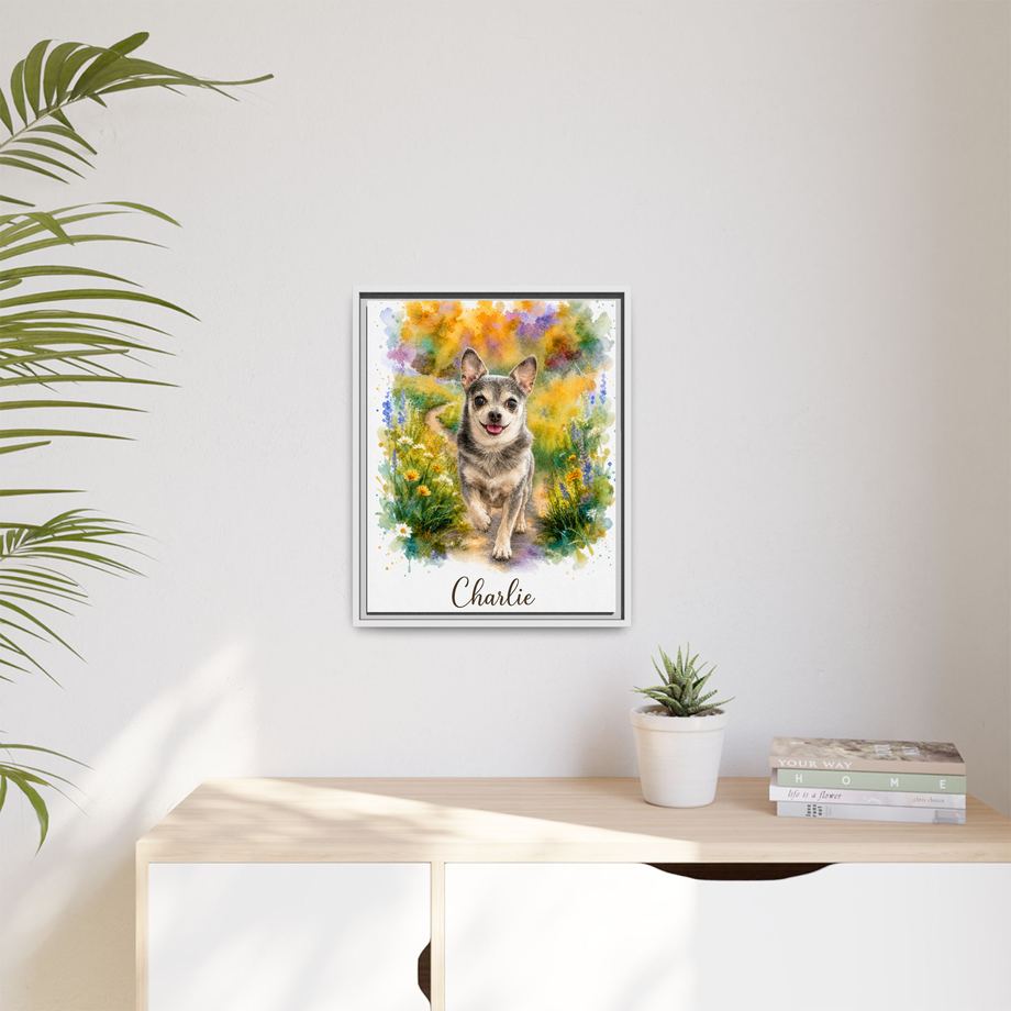 Framed 16x20 White context
