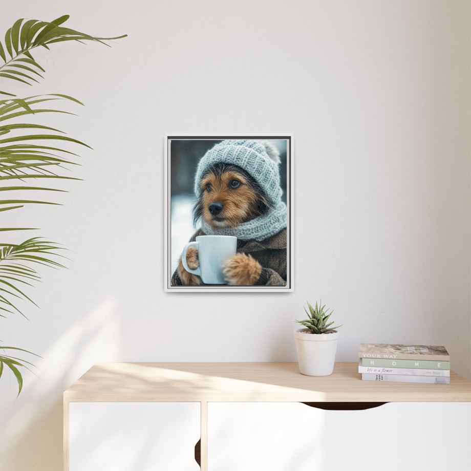 Framed 16x20 White context